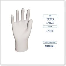 LATEX GLOVE / PF / EXTRA LARGE / NATURAL (10/100/1,000)