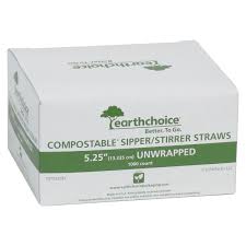 GREEN SIP STRAW 5.25 INCH (1,0 00/BOX) (10,000/CASE)