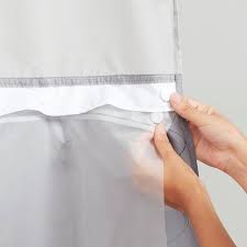 PLAIN WEAVE SNAP LINER WHITE HOOKLESS 70 X 54 SOLD PER DOZ