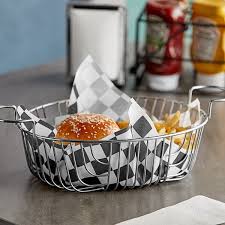 12" X 12" BLACK CHECK DELI SANDWICH WRAP PAPER (5,000/CS)