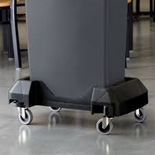 BLACK SLIM JIM TRASH CAN DOLLY