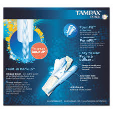 TAMPAX PEARL TAMPONS / REGULAR / 36 PER BOX / 12 BOX/CS (CASE