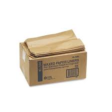 SANITARY NAPKIN RECEPTACLE LINERS / 7.5" X 3" X 10",