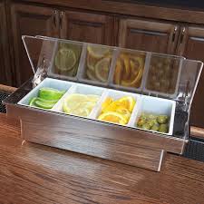 4 PINT CONDIMENT HOLDER / FRUIT TRAYS / WITH ICE