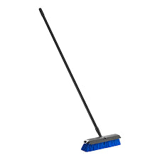 18" PUSH BROOM WITH 60" METAL HANDLE (EACH)