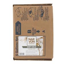 NARVON 5 GALLON BAG IN BOX DIET COLA BEVERAGE / SODA SYRU