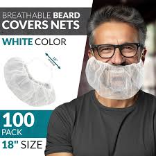 BEARD NET COVER / DISPOSABLE POLYPROPYLENE (100/PK)