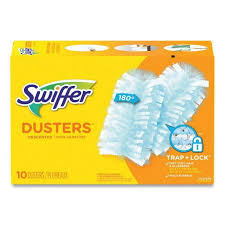 SWIFFER REFILL DUSTERS, DUST LOCK FIBER, LIGHT BLUE,