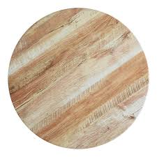 30" ROUND WOOD TABLE TOP / SANDED, ROUNDED, AND DIE