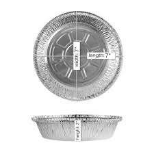 7" ROUND FOIL PAN / 500 PER CASE (CASE)