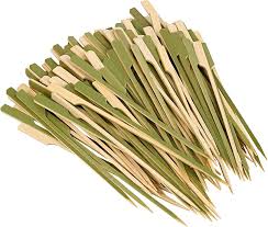 6" ROUND ECO FRIENDLY BAMBOO SKEWER / 1,000 PACK [PACK]