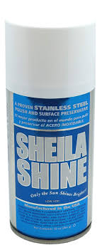 SHEILA SHINE STAINLESS STEEL CLEANER & POLISH, 10OZ AEROSOL