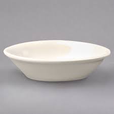 7.25 OZ. IVORY (AMERICAN WHITE) ROLLED EDGE STONEWARE
