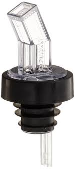 SQUARE TIP SCREENED POURER - DOZEN - CLEAR