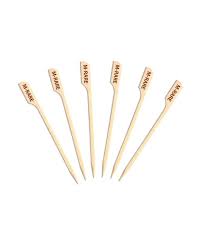 MEDIUM / BAMBOO MEAT MARKER / 3.5 INCH / 100 PER PACK
