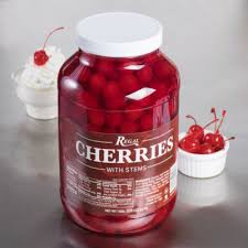 MARASCHINO CHERRIES / WITH STEM (GALLON)