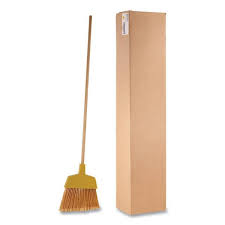 BOARDWALK YELLOW ANGLE BROOM /  53" WOODEN HANDLE (EACH)