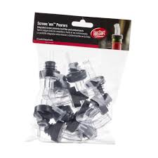 PLASTIC POURERS WITH SANITARY SCREEN CLEAR