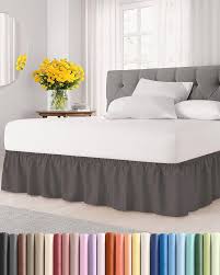 BED SKIRT / CASTLE ROCK GREY / QUEEN / 60 X 80 X 15 (EACH)