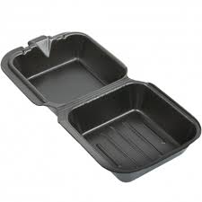 6 X 6 / BLACK FOAM HINGED TRAY (500/CS)