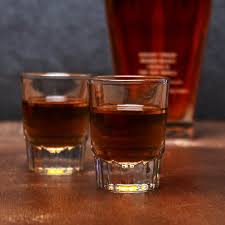 2 OZ BARCONIC SHOT GLASS WITH  GOLD 1 OZ POUR LINE (72/CASE)