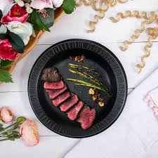 10.25" BLACK PLATE LAMINATED FOAM | CASE 500, 4 BAGS, 125