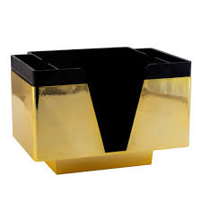 3 WAY NAPKIN/RAIL CADDY (BLACK)