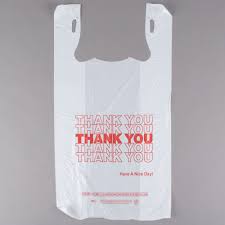 THANK YOU BAG / 1/6 SIZE / PLASTIC (1,000/CS) [TYB]