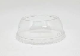 PET DOME LID W/ HOLE / FITS 16 - 24 OZ  (20/50/1,000)