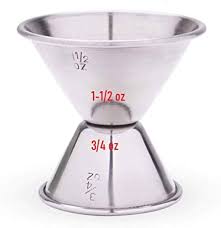 JIGGER 3/4 OZ. X 1-1/2 OZ.