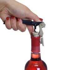 MAROON DOUBLE LEVER CORKSCREW WINE KEY