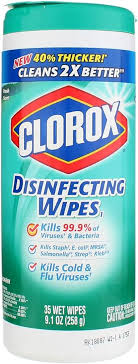 CLOROX DISINFECTING WIPES, 7 X  8, FRESH SCENT, 35/CANISTER (