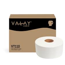 BATH TISSUE / MINI JUMBO ROLL / 2-PLY / 7.5" [MJTIS]
