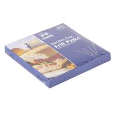 FRILL PICK / 4" / ASSORTED COLORS /10,000 PER CASE [CASE]