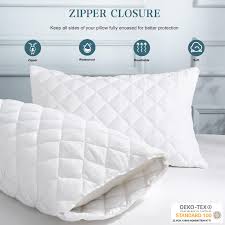 PILLOW PROTECTOR / KING / WITH ZIPPER / 21 X 37 (DOZEN)