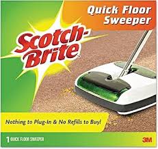 SCOTCH BRITE / QUICK FLOOR SWEEPER / 42" ALUMINUM HANDLE