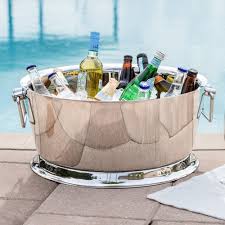 LARGE INSULATED STAINLESS STEEL ICE BUCKET