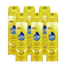 PLEDGE FURNITURE POLISH / 9.7 OZ AEROSOL SPRAY / LEMON (6/CS