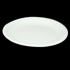 FOAM PLATE / 10.25" / WHITE / NON-LAMINATED (500/CS)