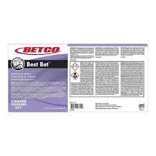 BETCO BEST BET / LIQUID CREME  CLEANSER / MINT / 32 OZ [CASE]