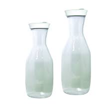33 OZ TWIST TOP DECANTER, FLIP LID POLYCARBONATE CLEAR (EACH)