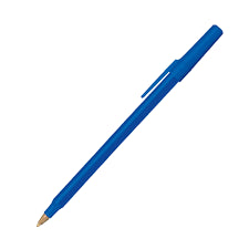 BIC PEN WITH LOGO / ROUND STICK / 1-COLOR LOGO / BLUE