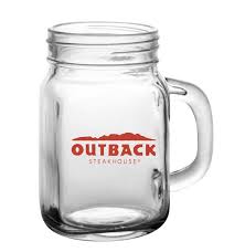 14 OZ BARCONIC MASON JAR WITH  HANDLE (12/CASE)