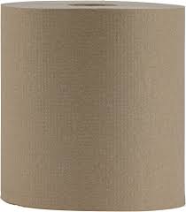 HARDWOUND TOWEL / BROWN / 8" X 800' / 6 PER CASE [BTOW]