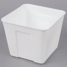 ICE BUCKET / 3 QUART / SQUARE / WHITE (36/CS)
