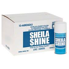 SHEILA SHINE STAINLESS STEEL C LEANER & POLISH, 10OZ AEROSOL,