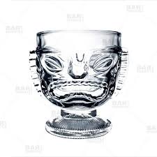 16 OZ BARCONIC DOUBLE SIDED HAPPY / SAD TIKI GLASS (12/CS)