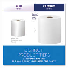 KCC50606 / HARDWOUND TOWELS / WHITE / 8" X 600' / PREMIUM