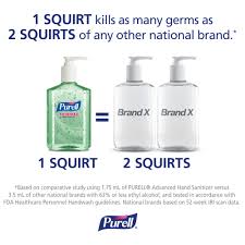 PURELL ADVANCED HAND SANITIZER  SOOTHING GEL, FRESH SCENT WIT