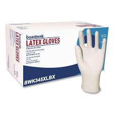 LATEX GLOVE / PF / EXTRA LARGE / NATURAL / 100 PER BOX